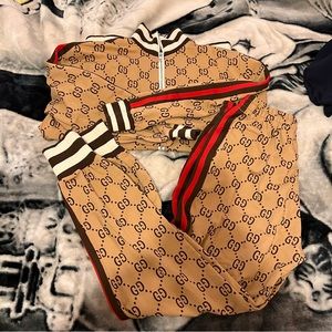 Men’s designer print track suit